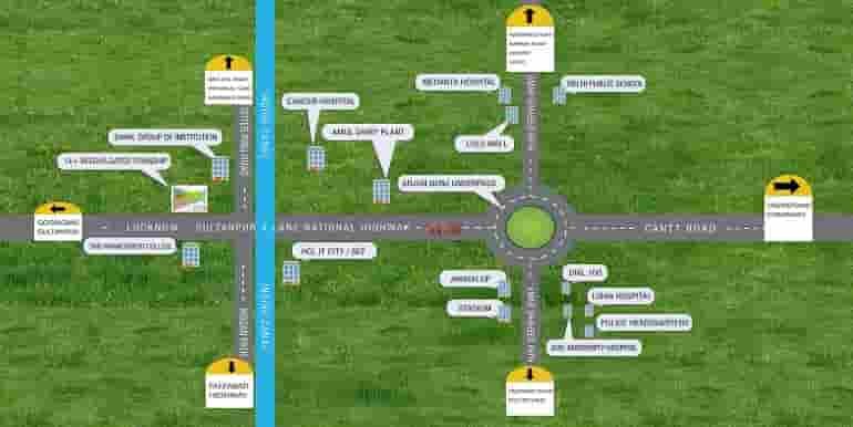 residential plots kisan path sultanpur road lucknow